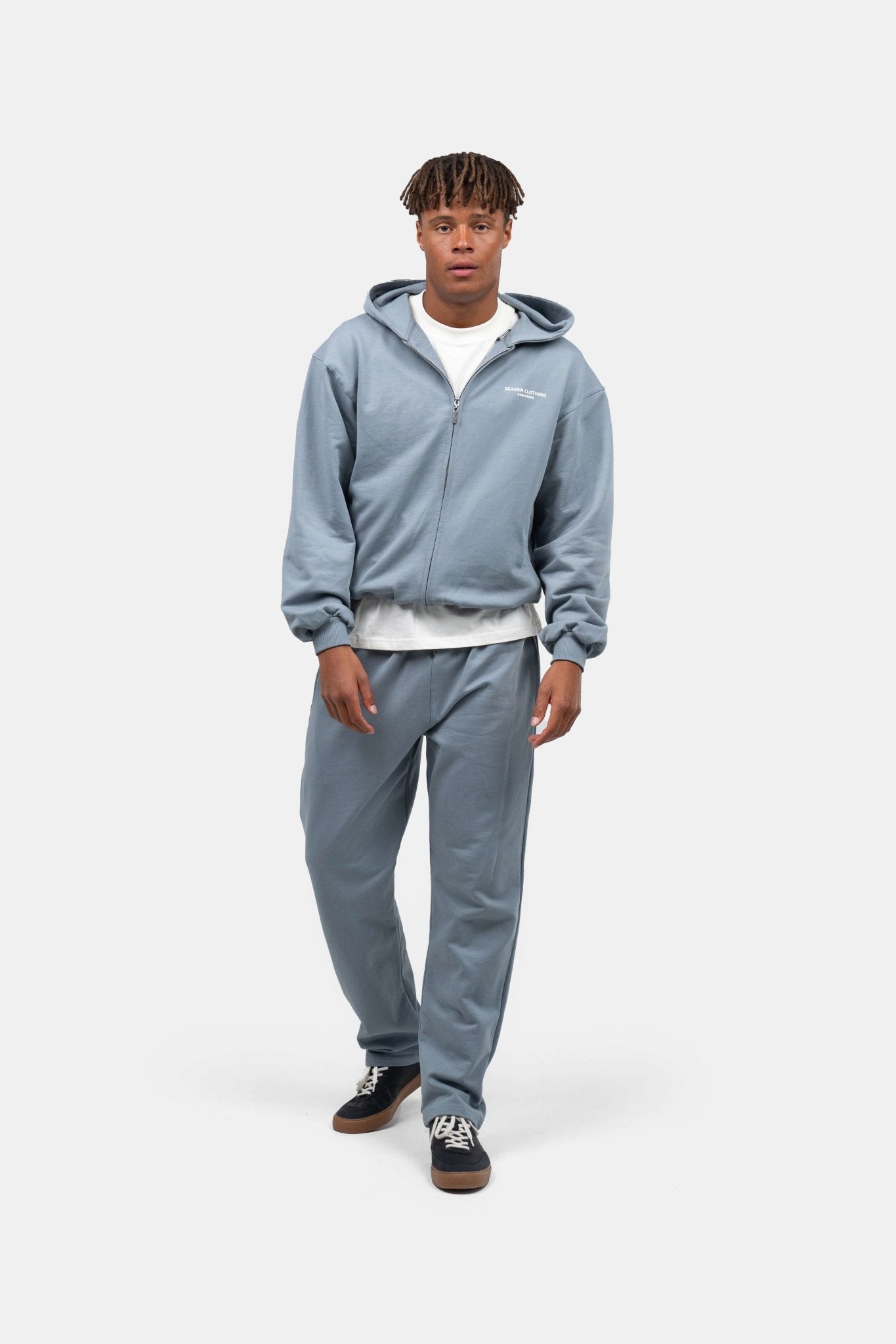 UNMARKED Zip-Hoodie Blå | Skagen-clothing.dk